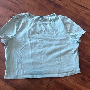 SHEIN Soft Blue Casual Top